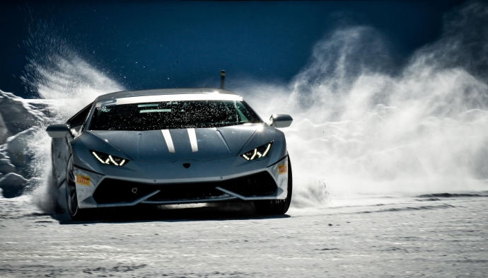 Lamborghini-Huracan- Winter