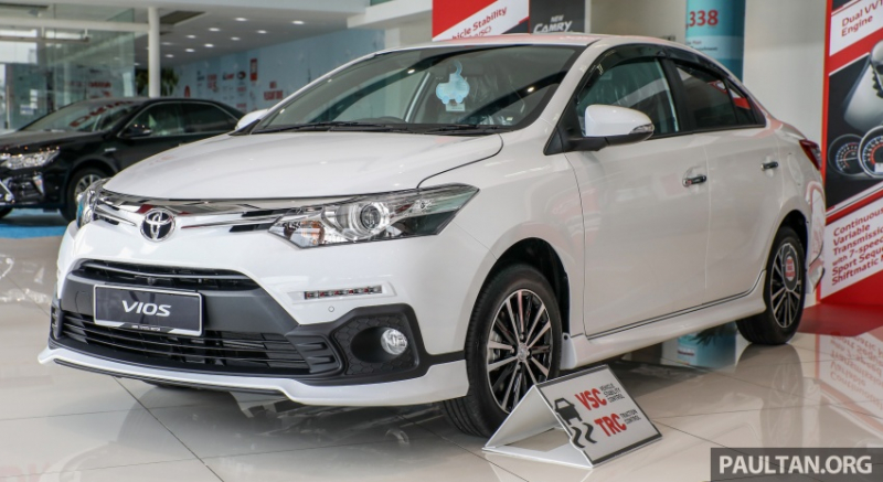 Toyota Vios 2018 được bán ra tại Malaysia chỉ từ 435 triệu đồng