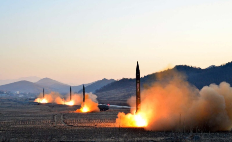 Triều Tiên tên lửa 3 2017 tập trận