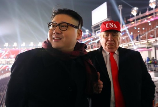 Ông Trump và ông Kim tại Olympic