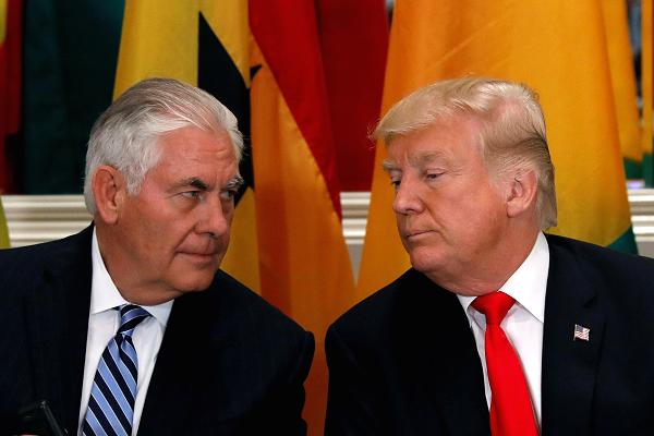 Trump và Tillerson