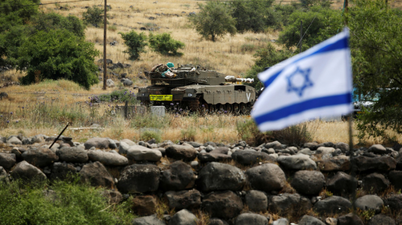 Xe tăng Israel ở Golan