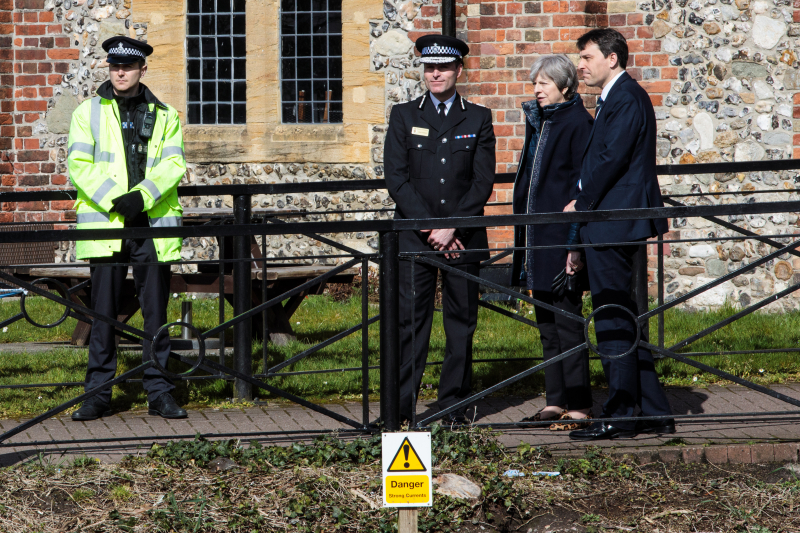 Thủ tướng Anh Theresa May thăm Salisbury