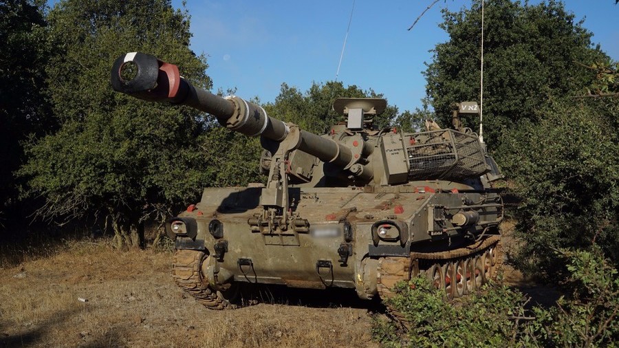 Xe tăng M109 Howitzer của IDF tại.