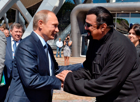 Putin and Steven Seagal