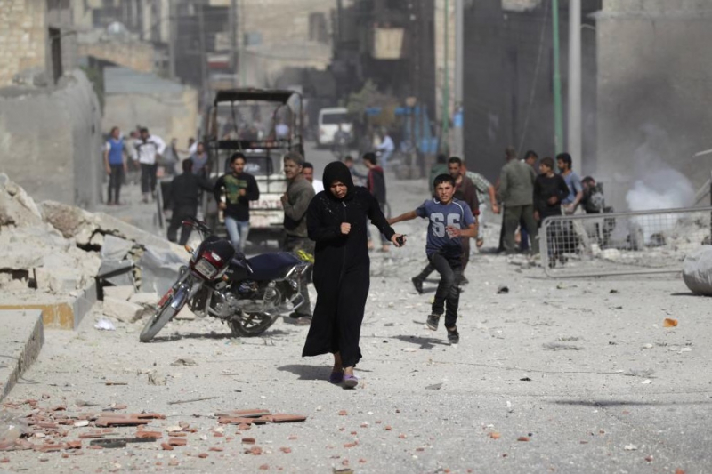 Đánh bom tại Idlib 2016