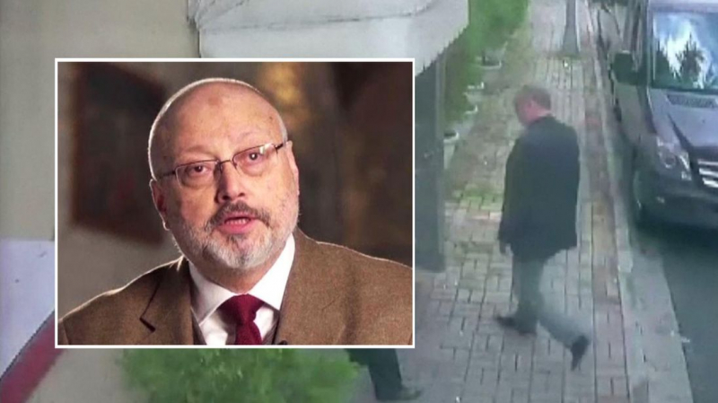 Khashoggi bước vào Lãnh sự quán