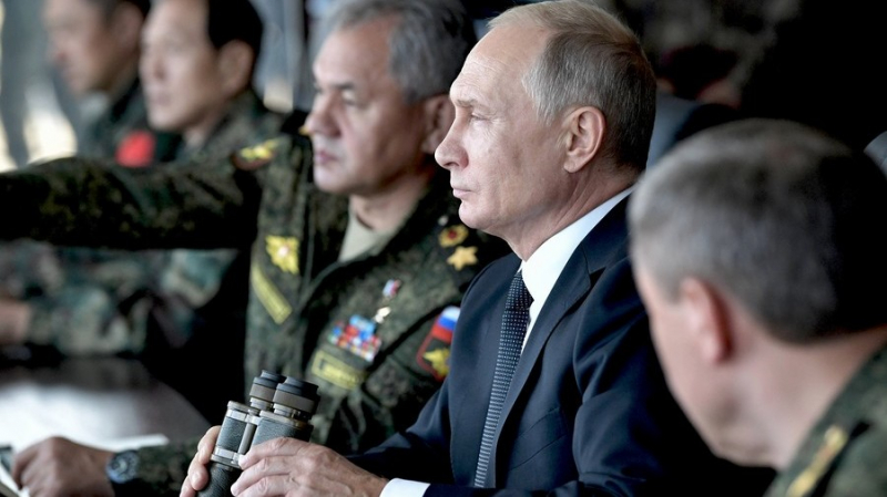 Putin tham dự Vostok 2018