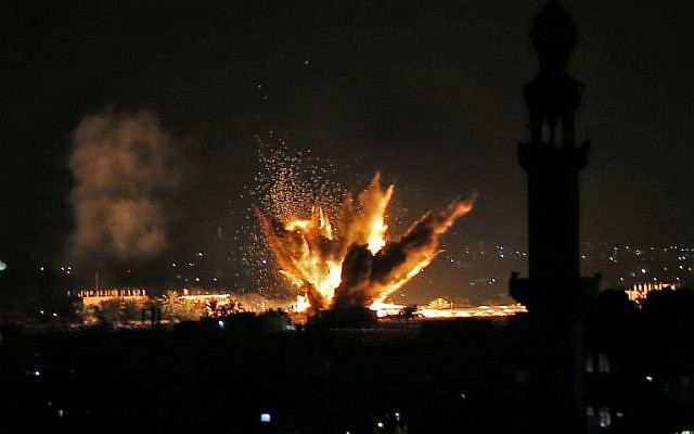 IDF không kích nhằm vào 70 mục tiêu