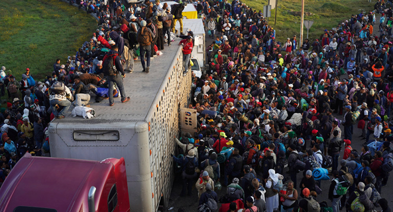 Người di cư, một phần của Đoàn Caravan đến từ các 