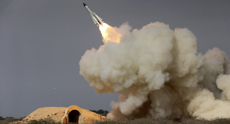 Một vụ thử tên lửa của Iran