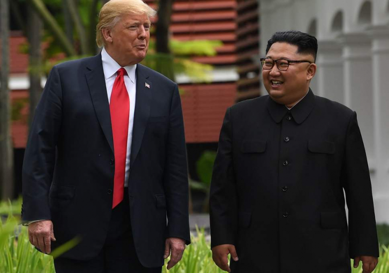 Trump Kim tại Singapore