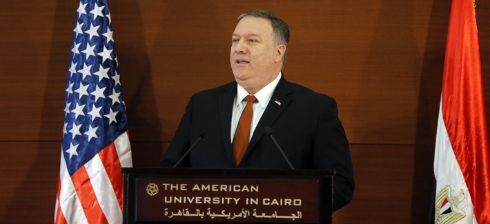 Ngoại trưởng Mỹ Mike Pompeo tại Cairo