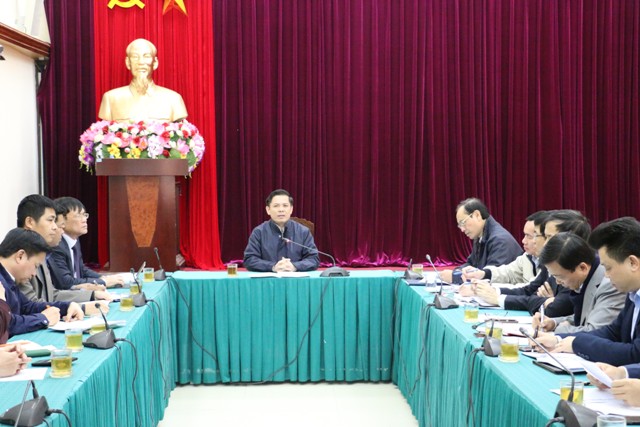 Bộ trưởng Bộ GTVT Nguyễn Văn Thể chủ trì cuộc họp
