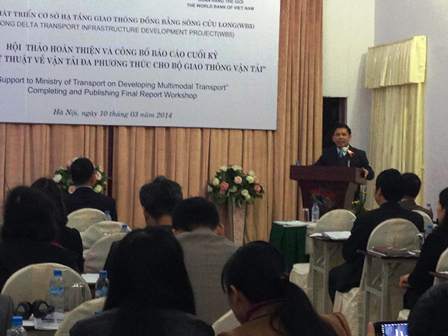 Thứ trưởng Nguyễn Văn Thể phát biểu tại Hội thảo