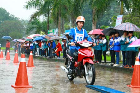 Nhiều hoạt động được tổ chức trong Ngày hội Thanh niên văn hóa giao thông.