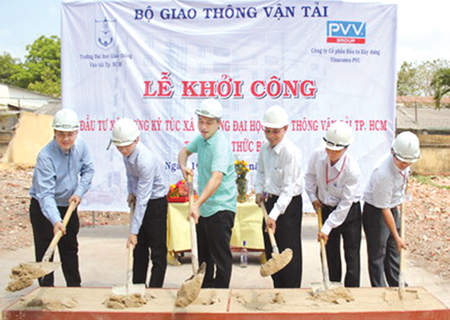 Khởi công xây dựng ký túc xá sinh viên Trường Đại học GTVT TP HCM