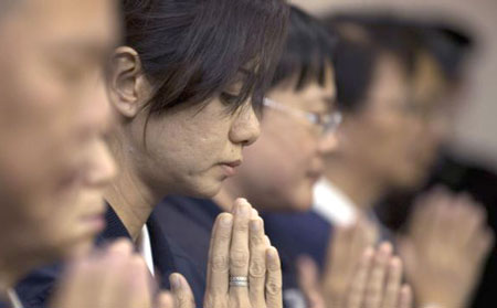 Cầu nguyện cho hành khách trên chuyến bay MH370
