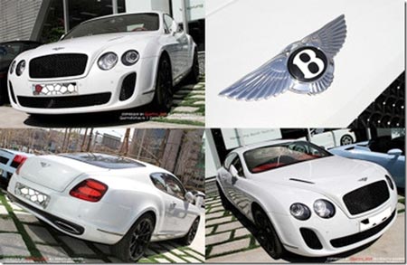 Cận cảnh chiếc Bentley màu trắng siêu sang của G-Dragon