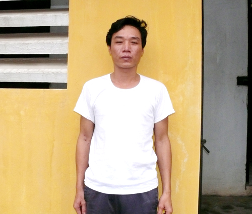 Đối tượng Nguyễn Văn Tùng tại cơ quan điều tra