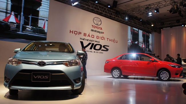 Vios 2014- mẫu xe mới ra mắt của Toyota VN đang là mẫu xe 