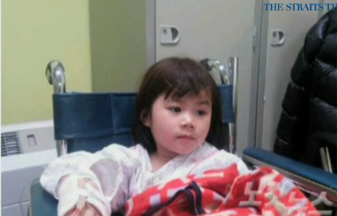 Cô bé Kwon Ji Yeon, 5 tuổi - con gái chị Phan Ngọc Thanh là nạn nhân nhỏ tuổi nhất trong vụ chìm phà thảm khốc