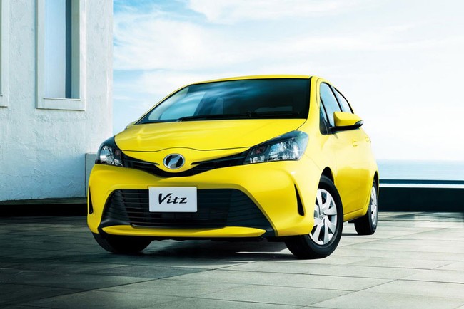 Toyota Vitz 2014 dành cho thị trường Nhật Bản.