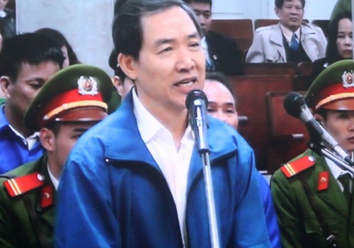 Bị cáo Dương Chí Dũng tại phiên toà sơ thẩm