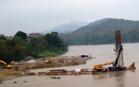 Xây dựng cầu tại xã Gia Phú (Bảo Thắng - Lào Cai)