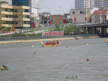 Đây là giải đua thuyền hàng nằm được TPHCM tổ chức chào mừng kỷ niệm ngày 30/4