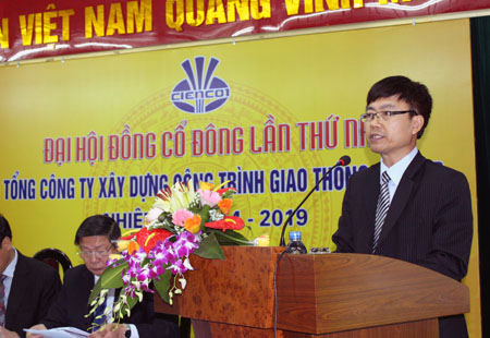 Ông Phạm Dũng được các thành viên HĐQT tín nhiệm bầu làm Chủ tịch HĐQT CIENCO1.
