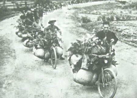 Phương tiện vận chuyển thô sơ nhưng là sự kết tinh của khối đoàn kết đại dân tộc đã làm nên trận chiến lịch sử Điện Biên Phủ