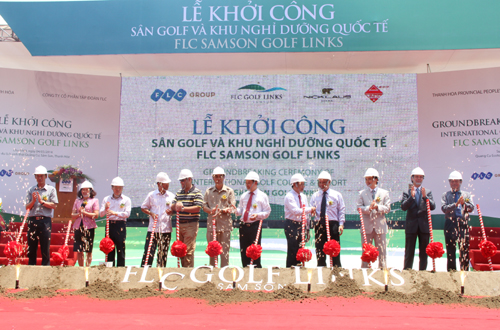Lễ khởi công dự án FCL Samson Golf links tại Sầm Sơn (Thanh Hóa)
