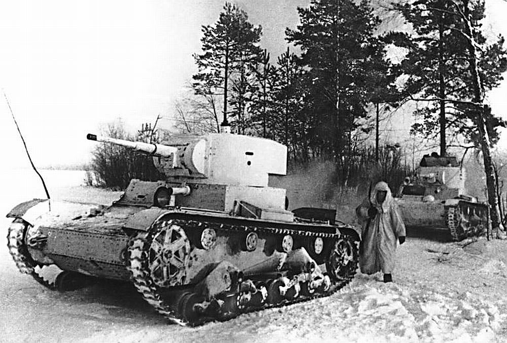 Xe tăng T26 bảo vệ Moscow mùa đông 1941