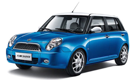 Lifan 320 (dưới) nhái trắng trợn Mini Cooper