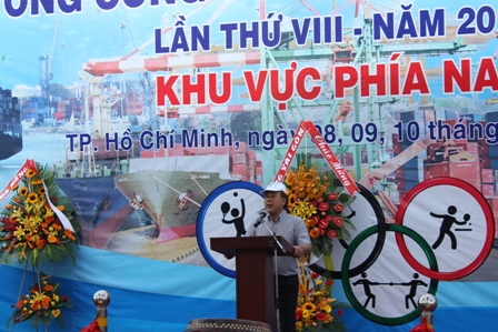Thứ trưởng Nguyễn Văn Công phát biểu tại lễ khai mạc