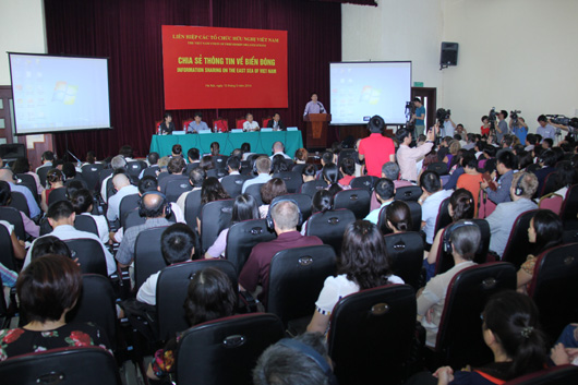 Đại diện các tổ chức phi chính phủ bày tỏ sự quan ngại trước hành động của Trung Quốc