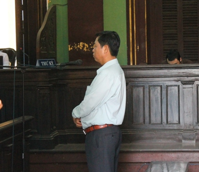 Nguyễn Trưởng Công an Phan Bá Tài tại phiên Tòa phúc thẩm