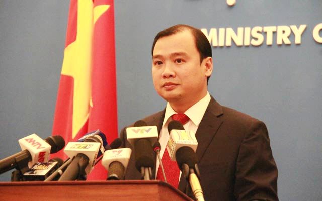 Ông Lê Hải Bình tại cuộc họp báo chiều 15/5.