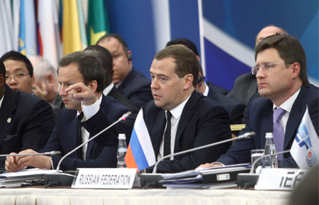Thủ tướng Nga Medvedev