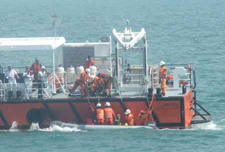 Diễn tập cứu nạn hàng hải