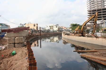 Dòng kênh đen ngòm sẽ trở nên trong xanh khi dự án hoàn thiện