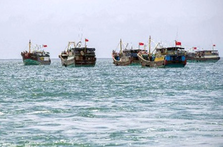 Tàu cá vỏ gỗ của Trung Quốc