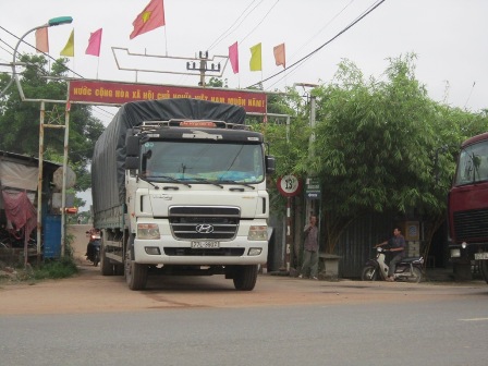 Một trong những trường hợp xe né trạm cân tại Thừa Thiên - Huế