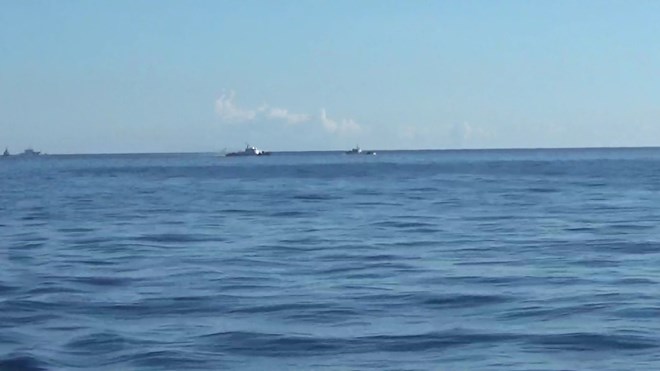 Các tàu của Trung Quốc trong khu vực giàn khoan Hải Dương 981