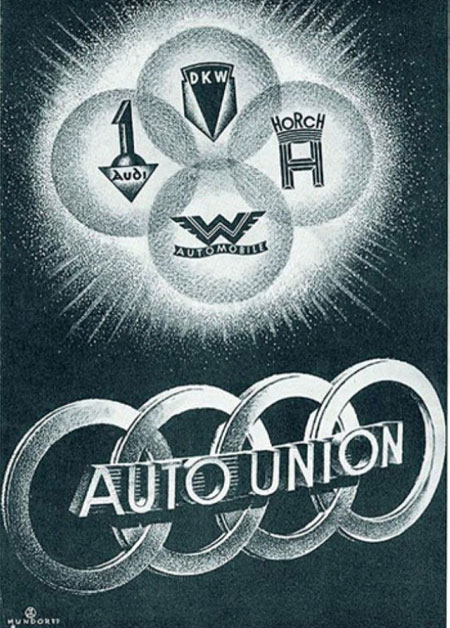 Một hình ảnh giải thích kỹ hơn về ý nghĩa logo của Audi
