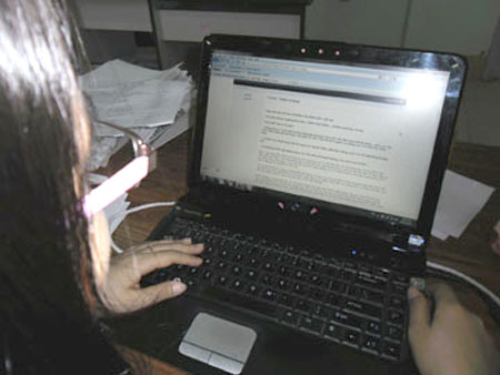 Văn học mạng giúp tác giả thoải mái trong việc chỉnh sửa bản thảo
