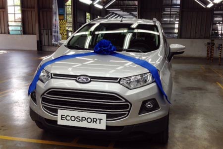 Chiếc Ecosport đầu tiên lắp ráp tại nhà máy Ford Hải Dương