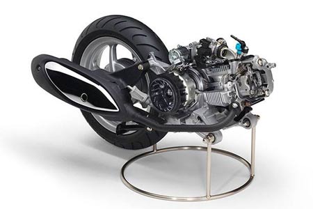 Động cơ Blue Core mới hứa hẹn sẽ giúp xe tay ga Yamaha tiết kiệm nhiên liệu hơn