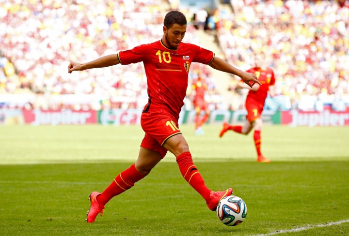 Hazard - nhân tố chính trong lối chơi của ĐT Bỉ